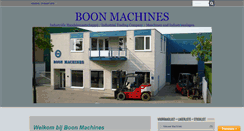 Desktop Screenshot of boonmachines.nl